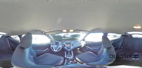 2014 Hyundai Veloster из США, поврежденный, VIN KMHTC6AD1EU214709